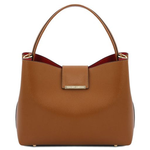Clio - Leather secchiello bag
